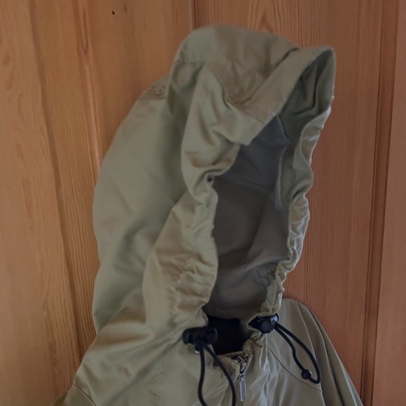 CB Sports Jacket Unisex Light Olive Green Windbreaker 100% Nylon NWOT - Picture 4 of 13